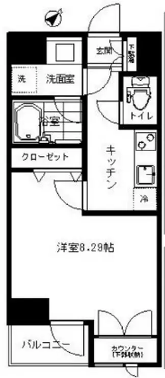 スカイコートパレス池袋 7階階 間取り