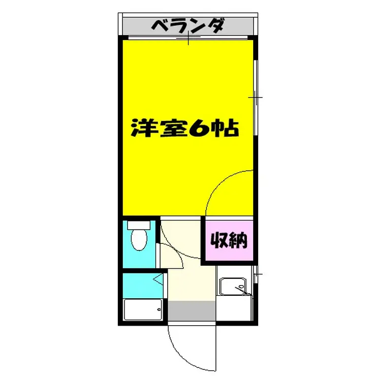 コーポ小金井 2階階 間取り