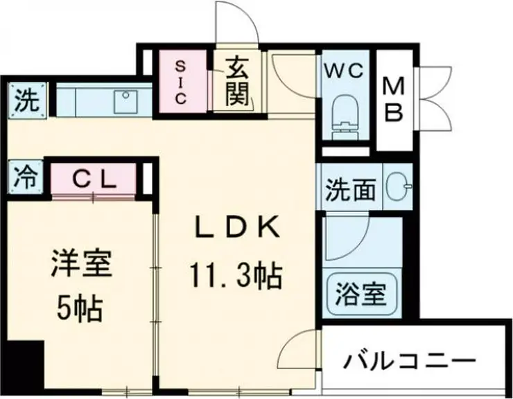 コンフォリア東池袋EAST 11階階 間取り