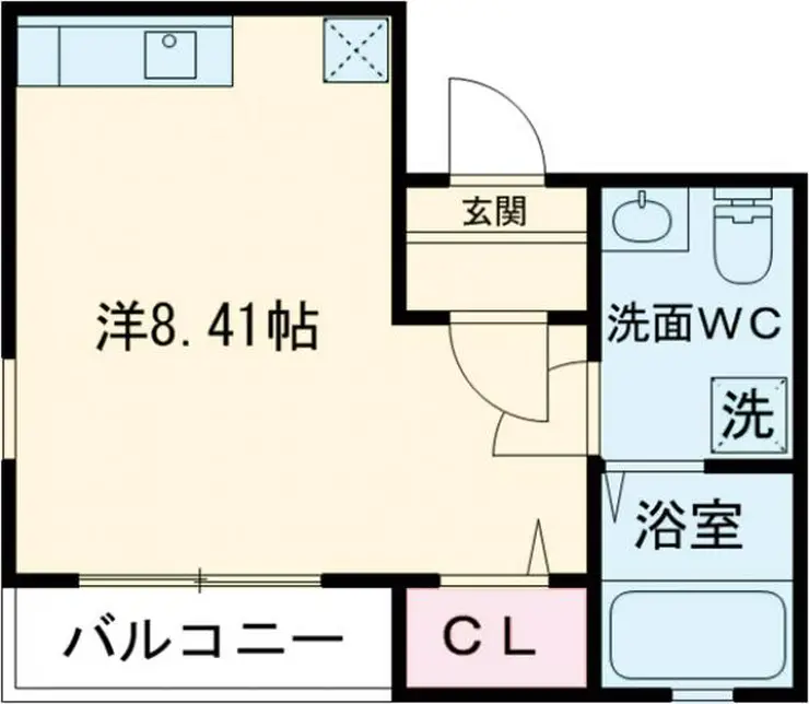 ガーデン下連雀 1階階 間取り