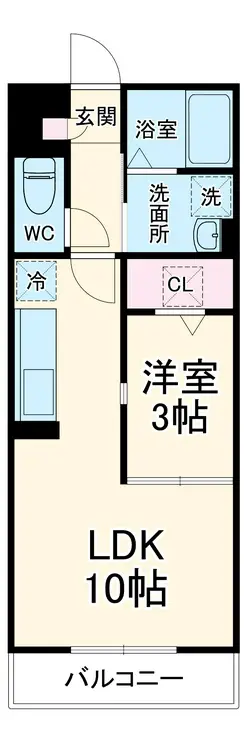 ヴェルドミールI 1階階 間取り