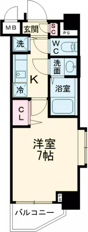 グランド・ガーラ池袋 3階階 間取り