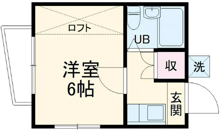 アーバンライフ勝田台 1階階 間取り