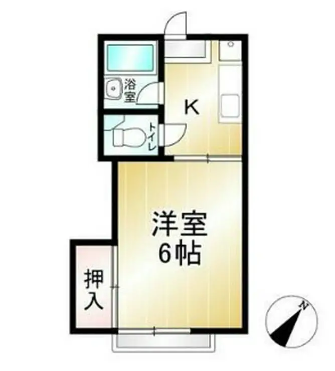 武蔵野ホームランドハイツ 2階階 間取り