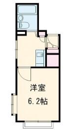 ベルメゾン南町(1K/1階)の間取り写真