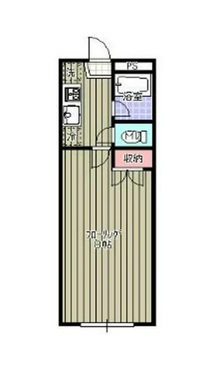 穴川ハイリビング参番館 1階階 間取り