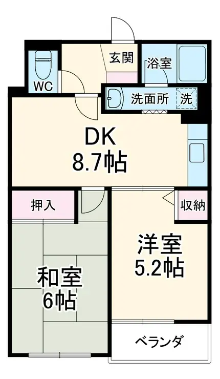 ジーエムコーポ八千代台 1階階 間取り
