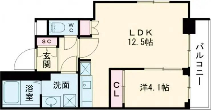 コンフォリア東池袋 2階階 間取り