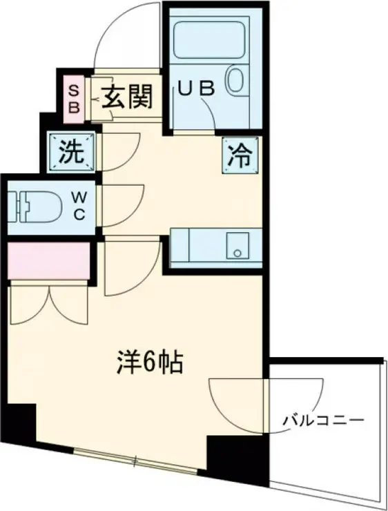 パレステュディオ大塚 1階階 間取り