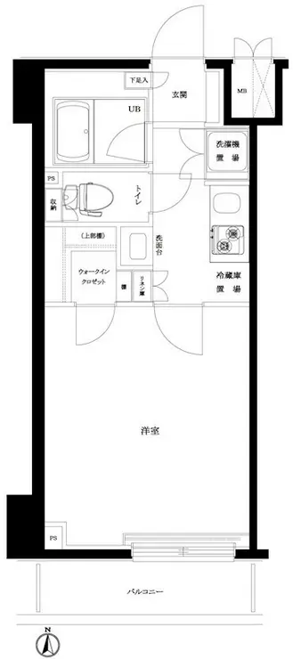 ルーブル板橋区役所前 13階階 間取り