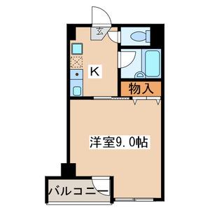 エトワール竹ノ塚(1K/5階)の間取り写真