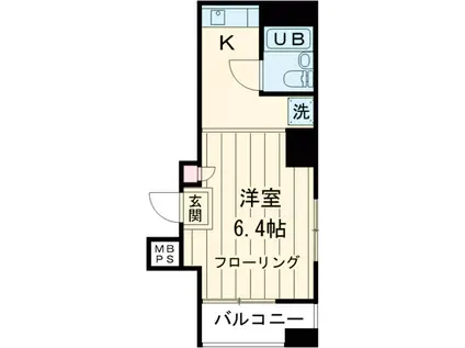 日神パレステージ南池袋(ワンルーム/2階)の間取り写真