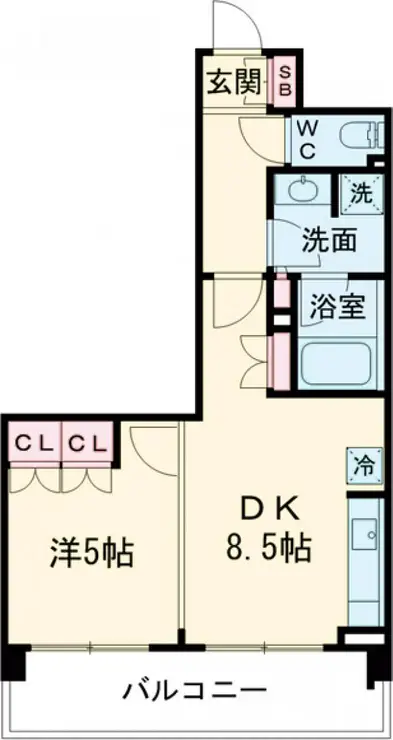 BLESS上池袋 1階階 間取り