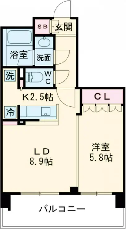 BLESS上池袋 2階階 間取り