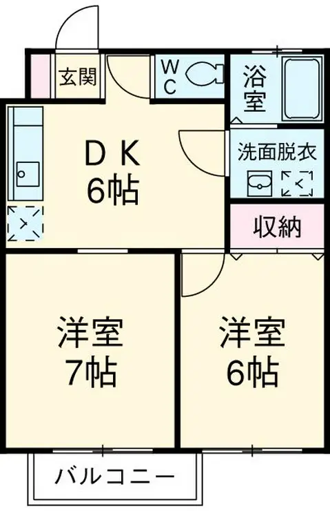 サンライトパレス 2階階 間取り