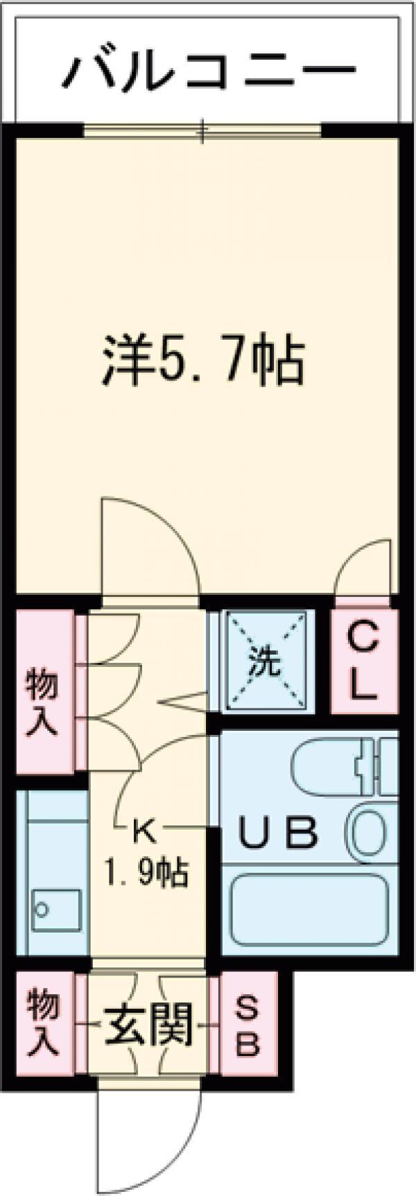 藤和シティコープ新大塚2(1K/4階)の間取り写真