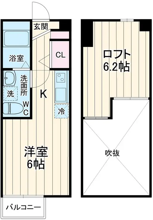 リレア八千代台 1階階 間取り