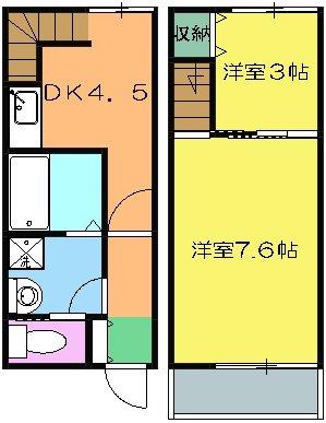 T-STYLE大栄町(2K/1階)の間取り写真