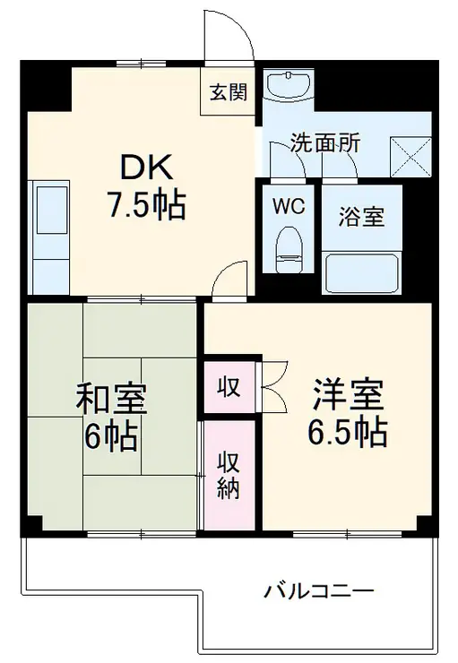 コーポホリウチ 4階階 間取り