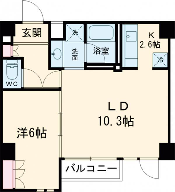 VALORE QUALITA IKEBUKURO(1LDK/2階)の間取り写真
