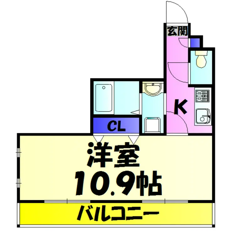 アンブラッセ新検見川 6階階 間取り