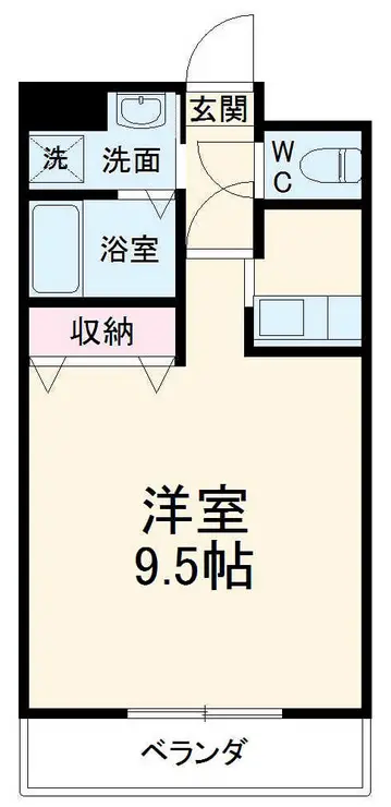 アンブラッセ新検見川 6階階 間取り