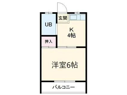 坪井電機ビル(1K/3階)の間取り写真