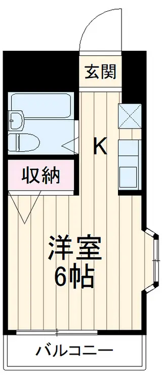 エーリフローレンスB 2階階 間取り