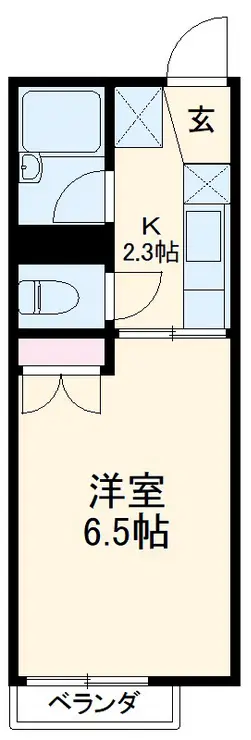 ハイツ向の岡 1階階 間取り