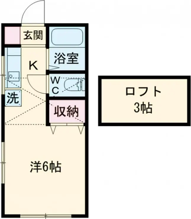 スカイウェイ 2階階 間取り