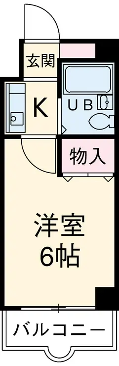 プランドール富浜第2ビル 3階階 間取り