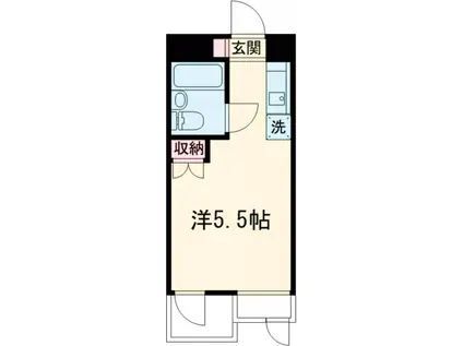 パークアベニュー国分寺2(ワンルーム/2階)の間取り写真