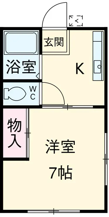 エーワンコーポ 2階階 間取り