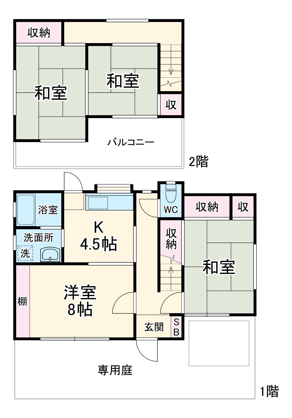 東京地下鉄東西線 行徳駅 徒歩13分 2階建 築55年