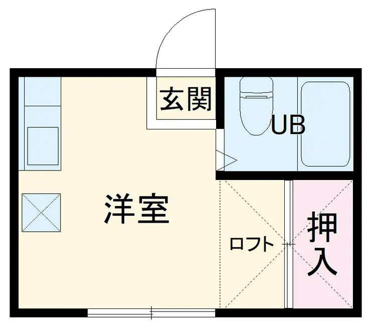 ヒロハイツB 2階階 間取り