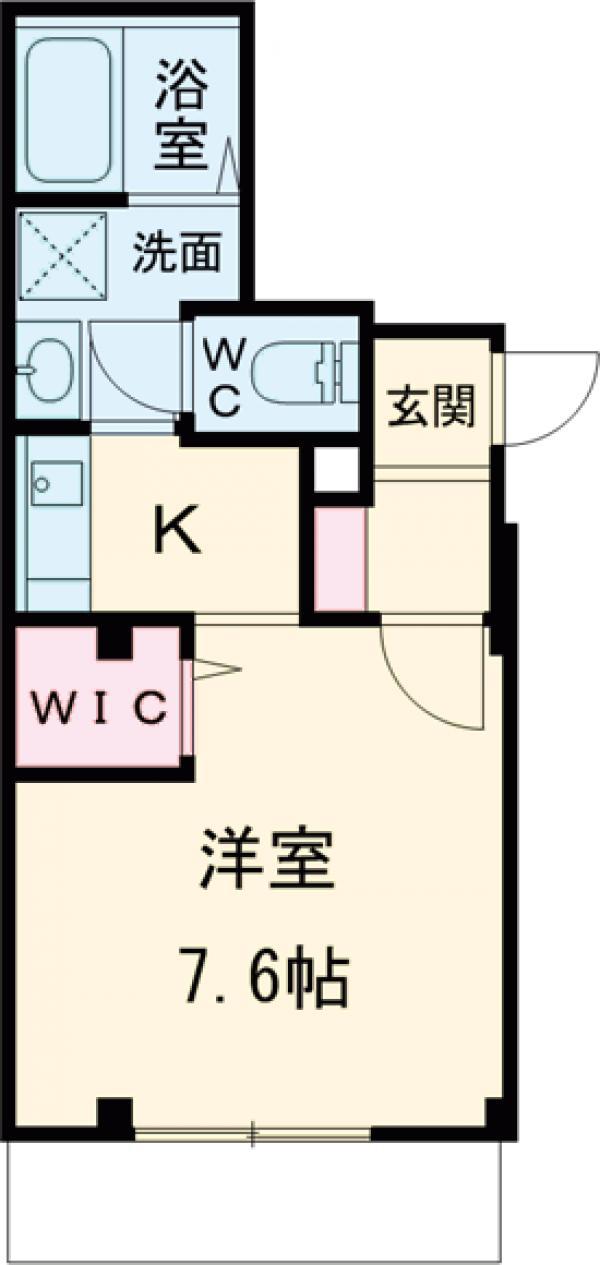 LA LUCE KOMAZAWA(ワンルーム/1階)の間取り写真