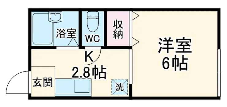 パークハイム多摩 2階階 間取り