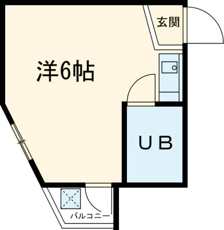 ヤングライフ霞ヶ関 2階階 間取り