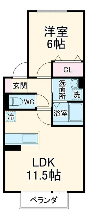サンモール 1階階 間取り