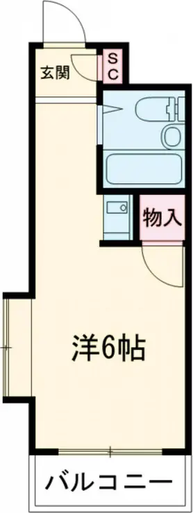 ベルトピア京王永山 2階階 間取り