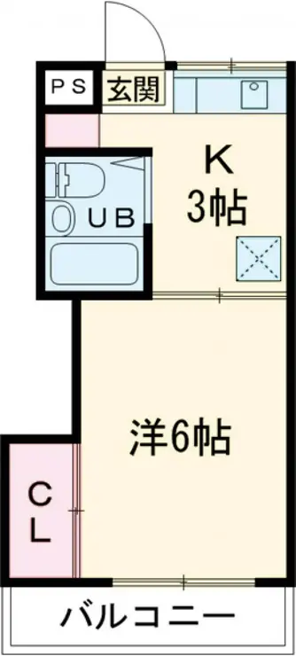 グリーンハイム多摩 2階階 間取り