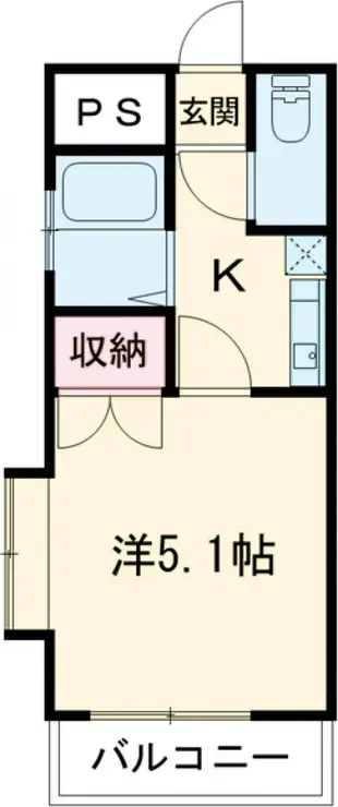 カスティーロ聖蹟 2階階 間取り