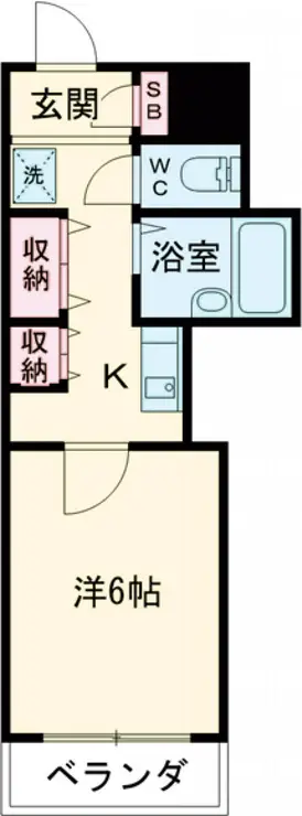 アドニスサザン 1階階 間取り