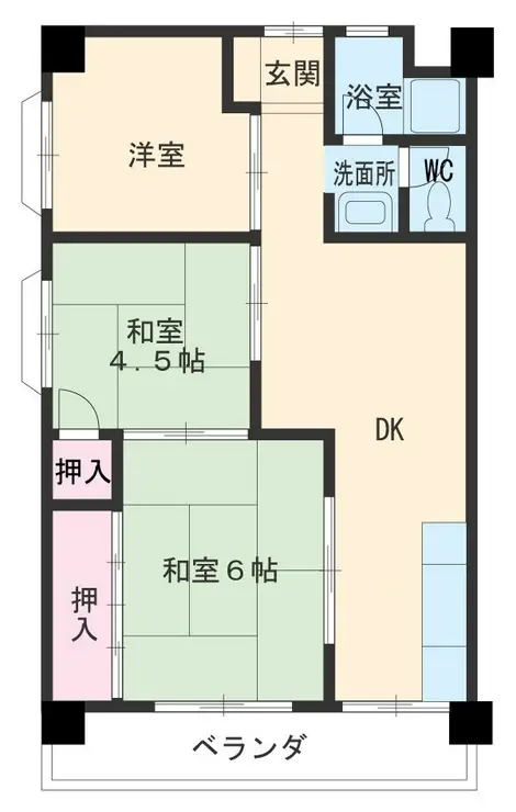 スパシエ練馬アヴィニティー 2階階 間取り