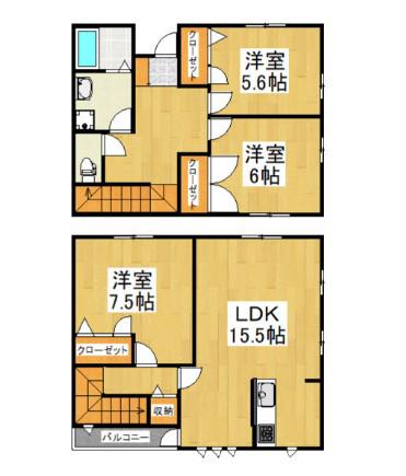 プレミアリンジュ(3LDK)の間取り写真