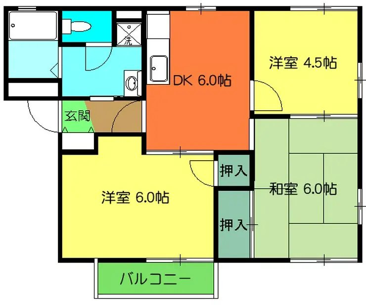 Y.T.MハイムA棟 1階階 間取り