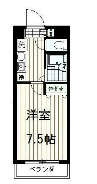 ルピナス5 4階階 間取り