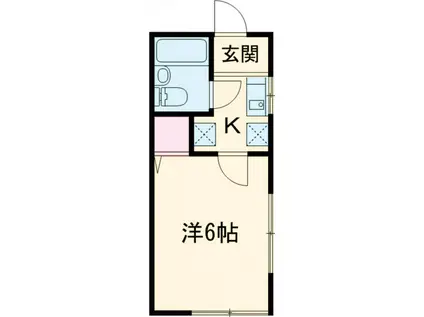 メゾンコリーナ(1K/2階)の間取り写真