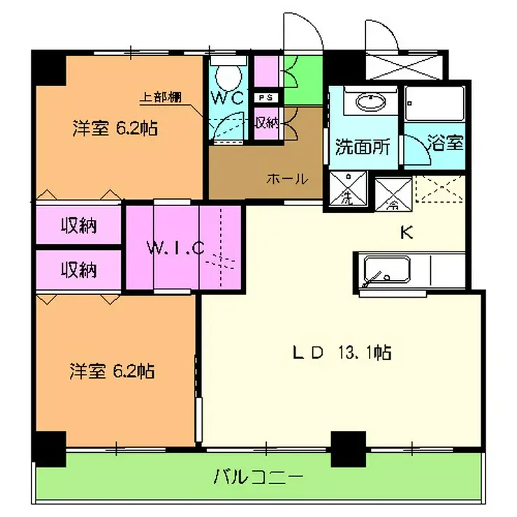 ライヴス行徳 4階階 間取り