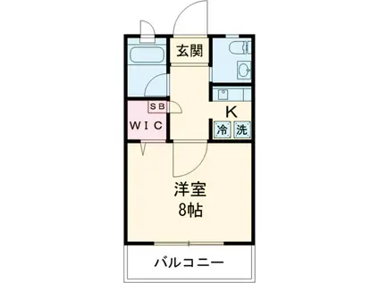 フォワード大塚(1K/1階)の間取り写真